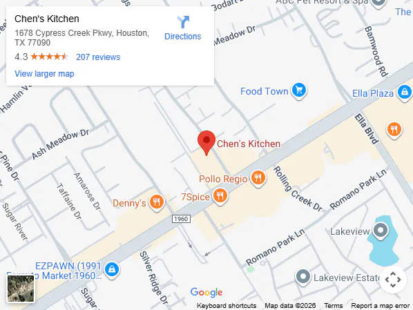 Location, 1678 Cypress Creek Pkwy, Houston, TX 77090